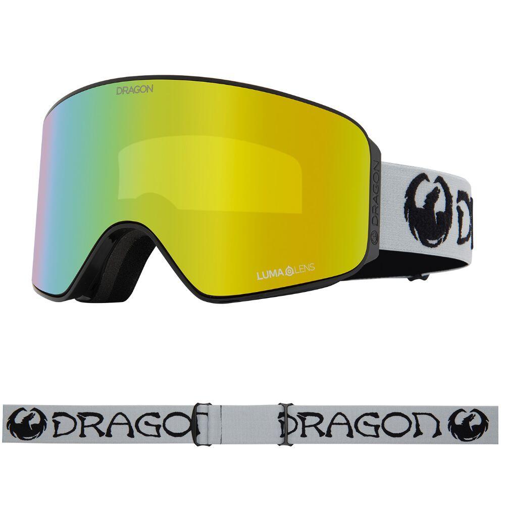 DRAGON NFX MAG OTG SNOW GOGGLES - Classic Grey/Gold Ion & Amber