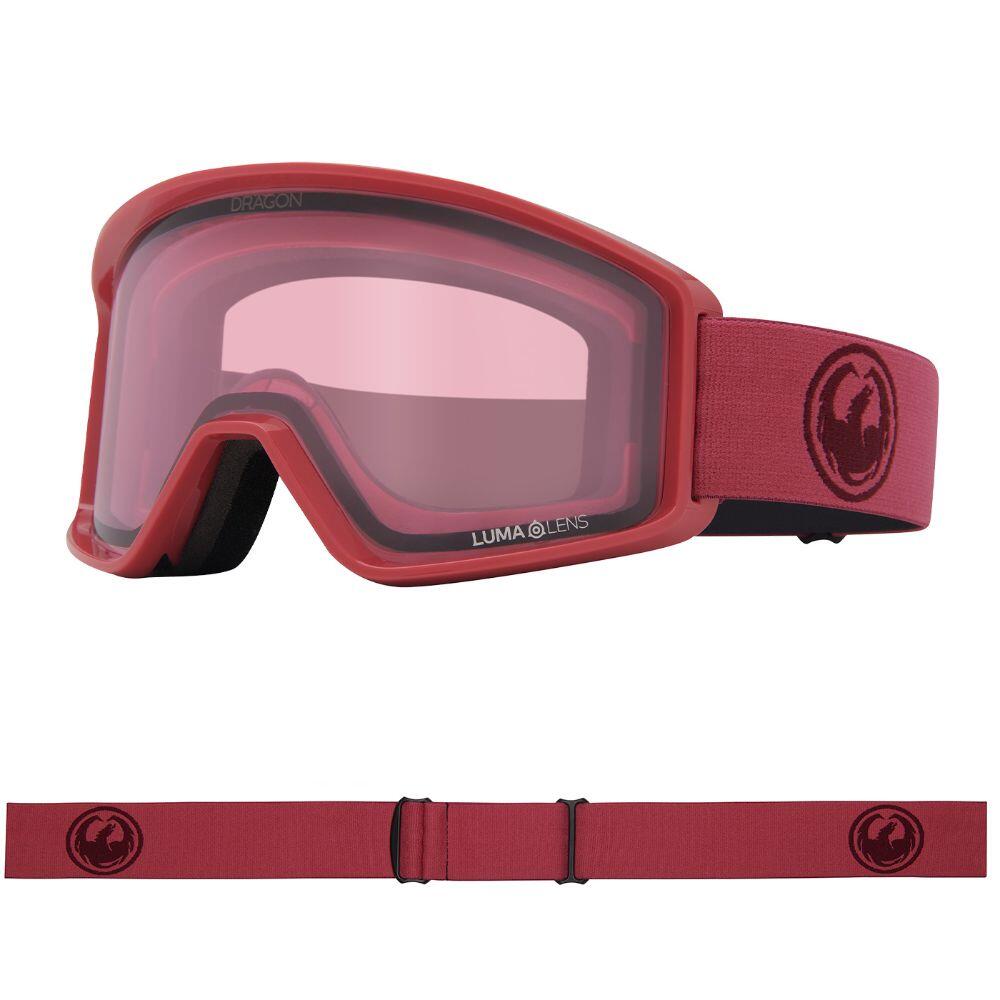 DRAGON DXT OTG SNOW GOGGLES - Fuschia Lite/Light Rose