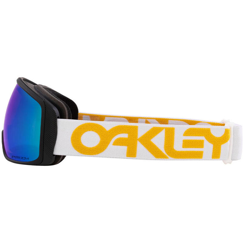 Oakley Skibrille Flight Tracker M weiß/gelb