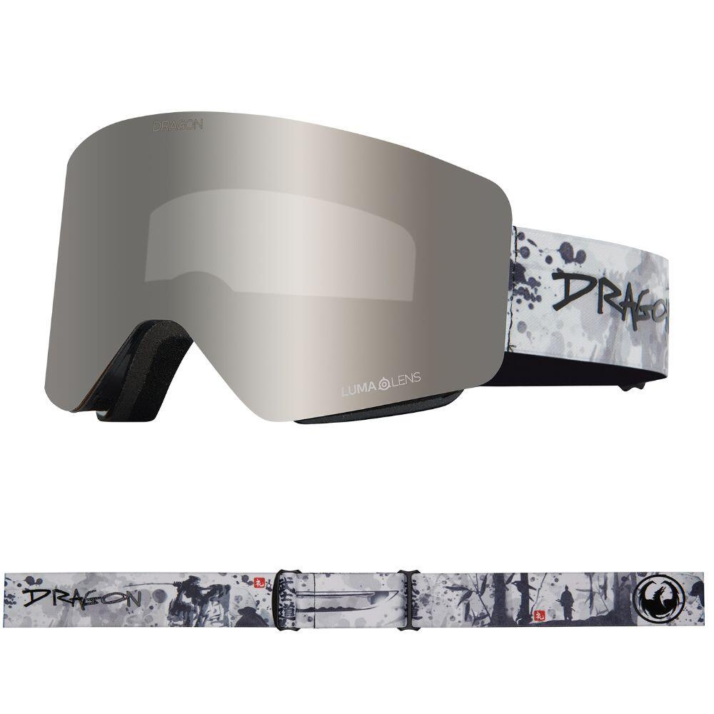 DRAGON R1 OTG SNOW GOGGLES - Bushido/Silver Ion & LT Rose