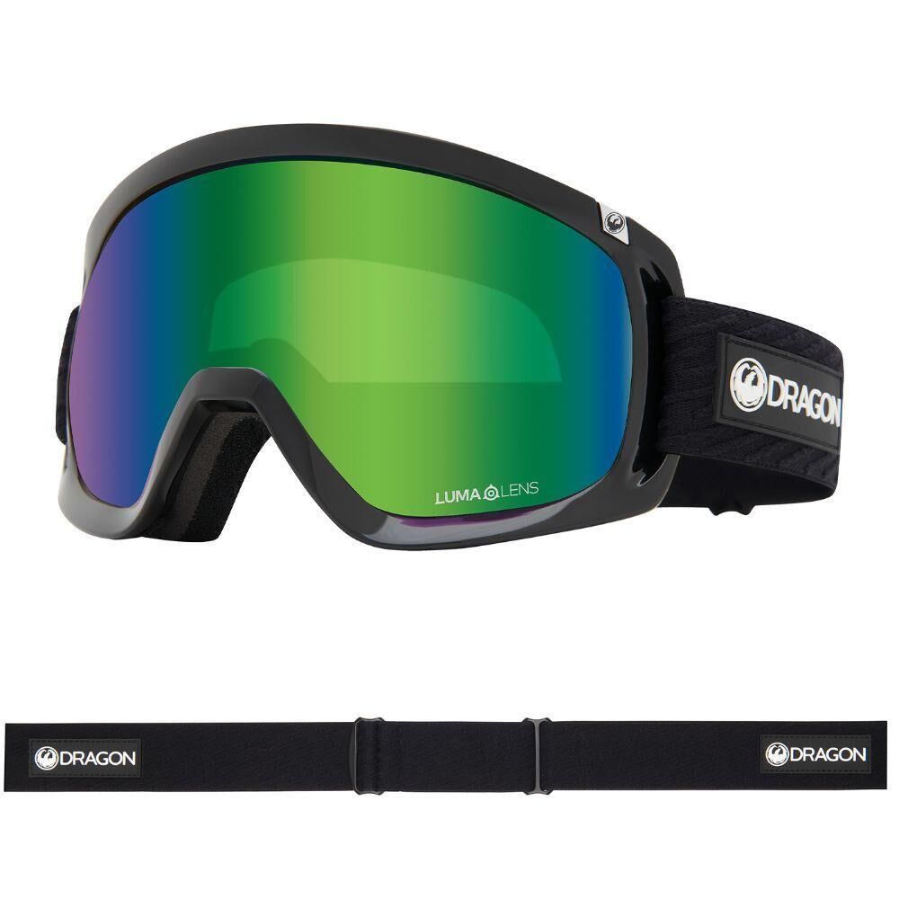 DRAGON D3 OTG SNOW GOGGLES - Icon Green/Green Ion