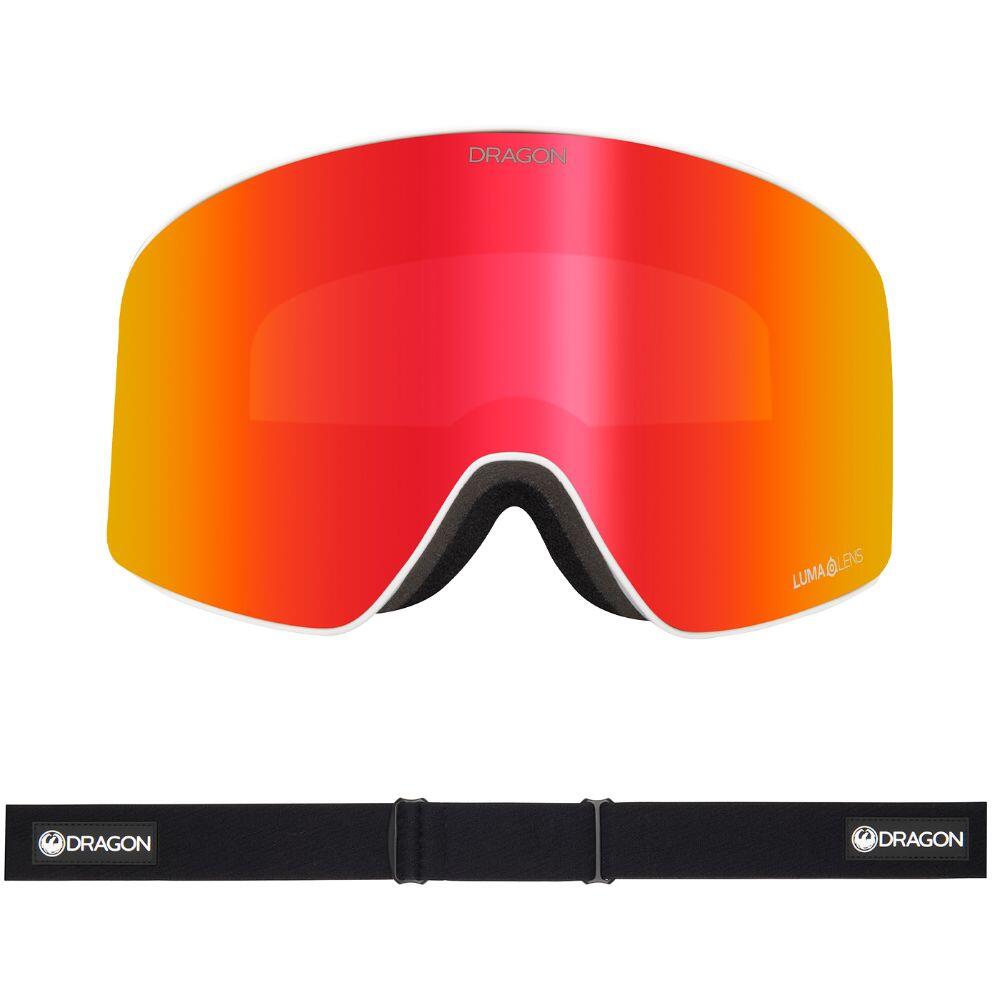 PXV Unisex Snow Goggles - Icon Red/LL Red Ion & LL Light Rose 2/5