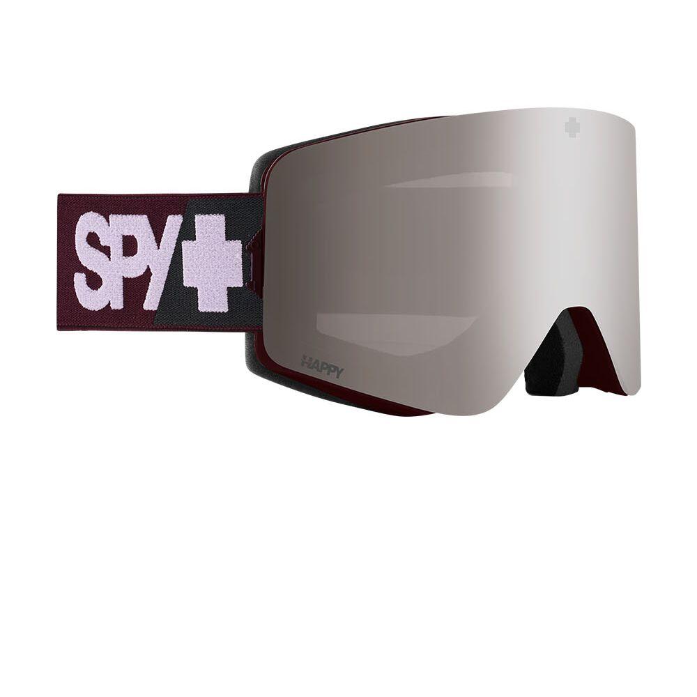 SPY MARAUDER SNOW GOGGLES - Merlot/Silver + Green Red