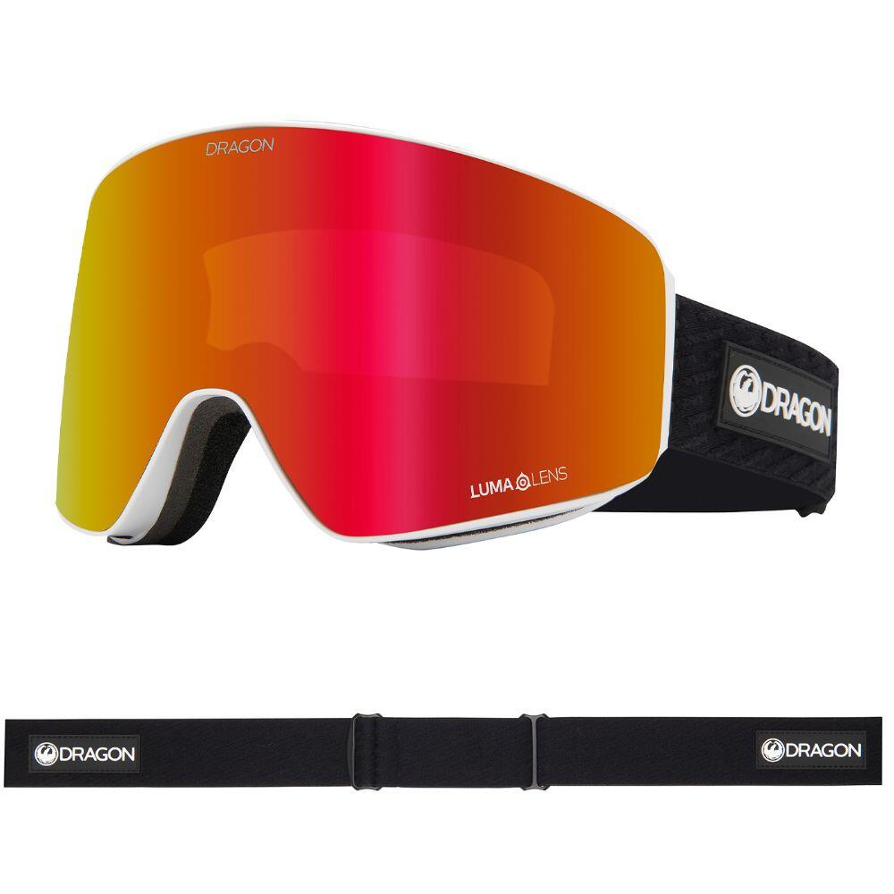 Dragon - Pxv Lunettes De Ski Unisexes - Icon Red/ll Red Ion & Ll Light Rose - Masque De Ski - Noir|rose|rouge - No Size - Decathlon