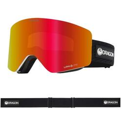 R1 OTG Lunettes De Ski Unisexes - Blue Drift Spyder /LL Silver Ion & LL Amber