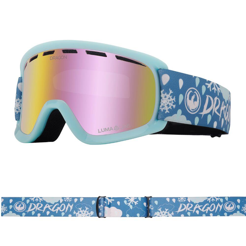 DRAGON LIL D Youth Snow Goggles - Snow Dance/LL Pink Ionized