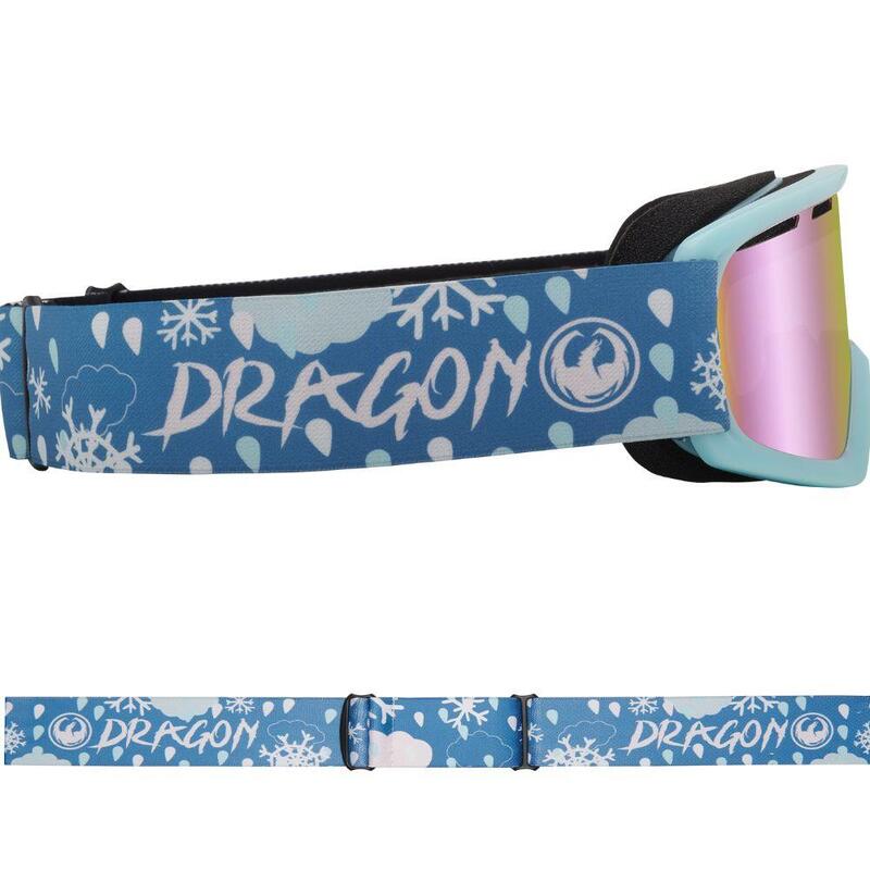 LIL D Lunettes De Ski Pour Jeunes - Snow Dance/LL Pink Ionized