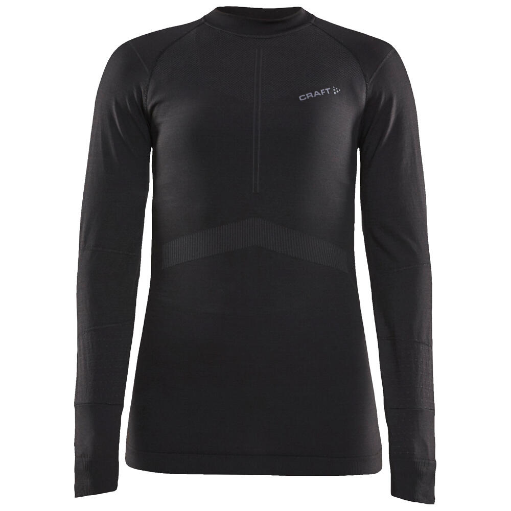 Active INTENSITY Crew Neck Long Sleeve Baselayer Women Black Asphalt 4/4