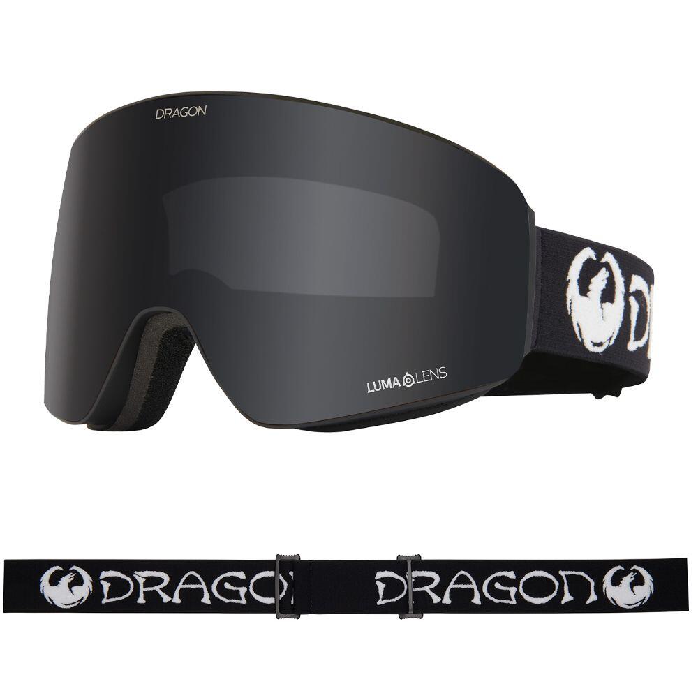 DRAGON PXV SNOW GOGGLES - Classic Black/Smoke & LT Rose