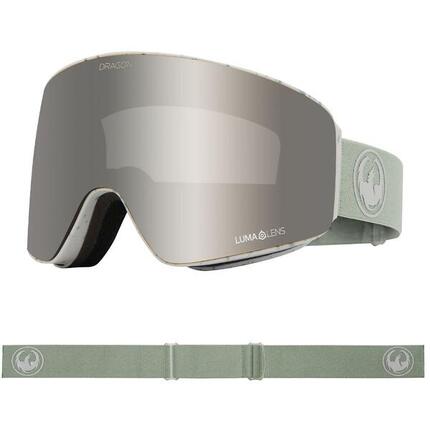 PXV Lunettes De Ski Unisexes - Classic Grey/LL Photochromic Light Rose