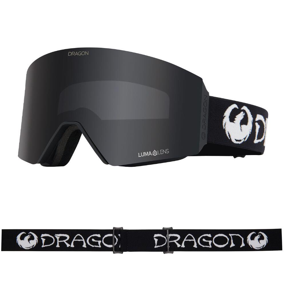 DRAGON RVX MAG OTG SNOW GOGGLES - Classic Black/Smoke & LT Rose