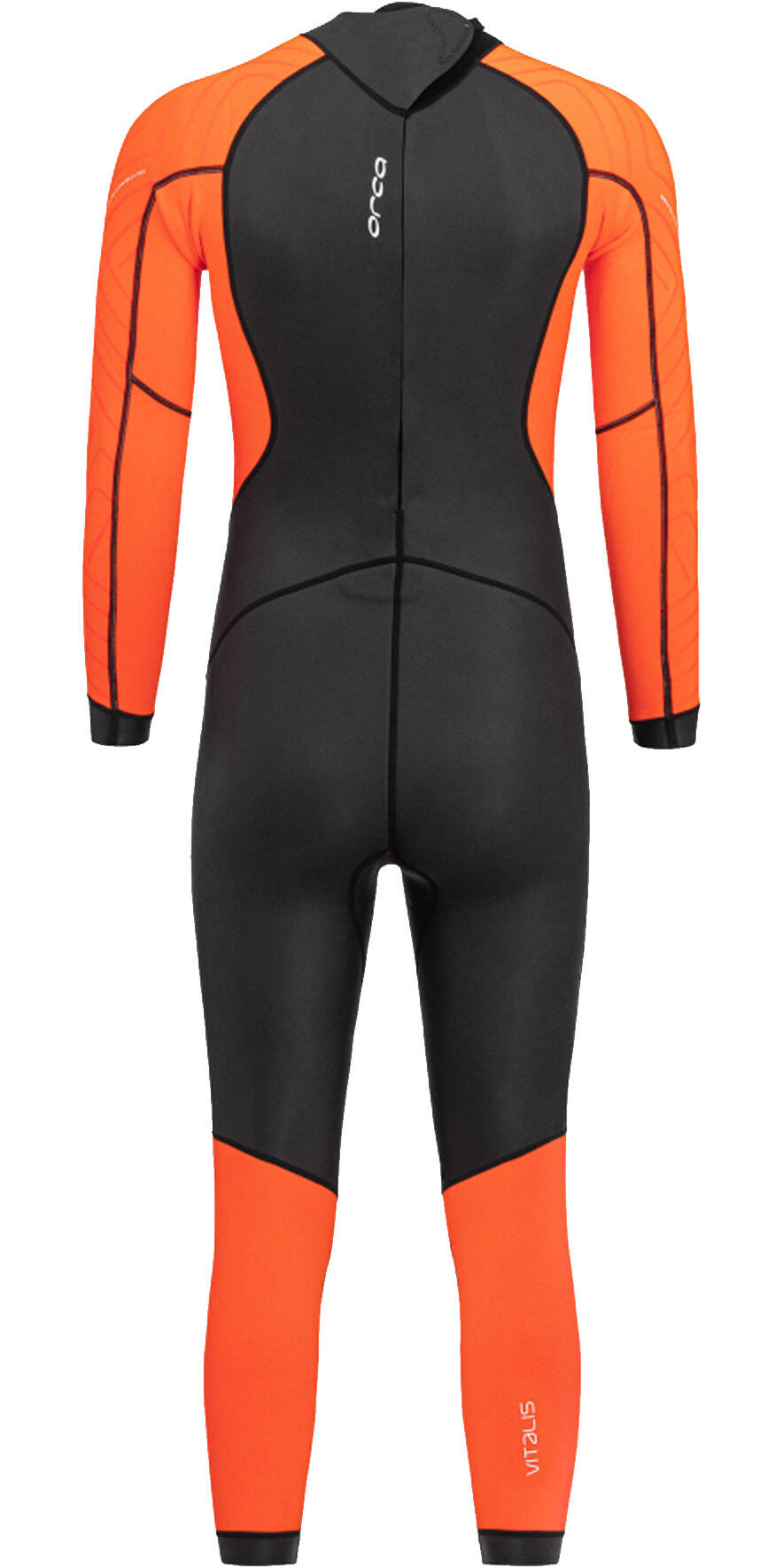 Freiwasser Neopren hohe Sichtbarkeit Herren - Vitalis Hi-Vis Wetsuit - orange 2/7
