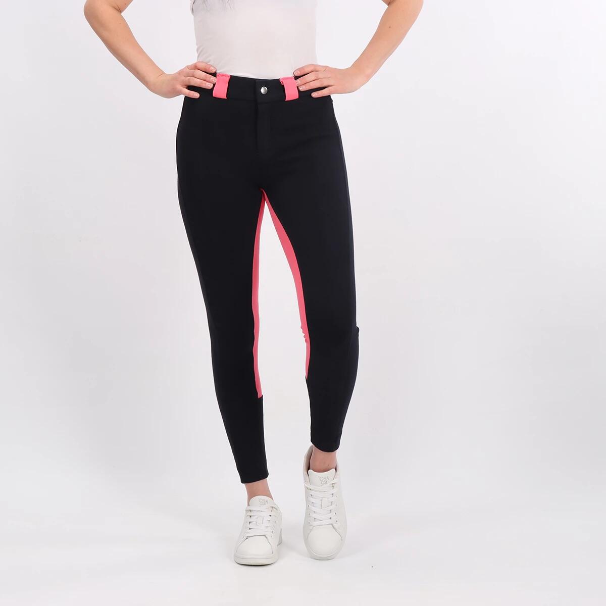 Reithose EJpuck Kids Epplejeck Dunkelblau-Pink 2/6