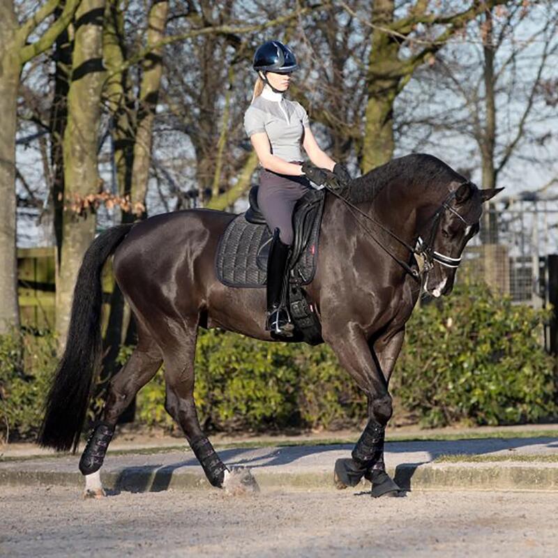 Schabracke Carbon Mesh Air Dressage LeMieux Schwarz