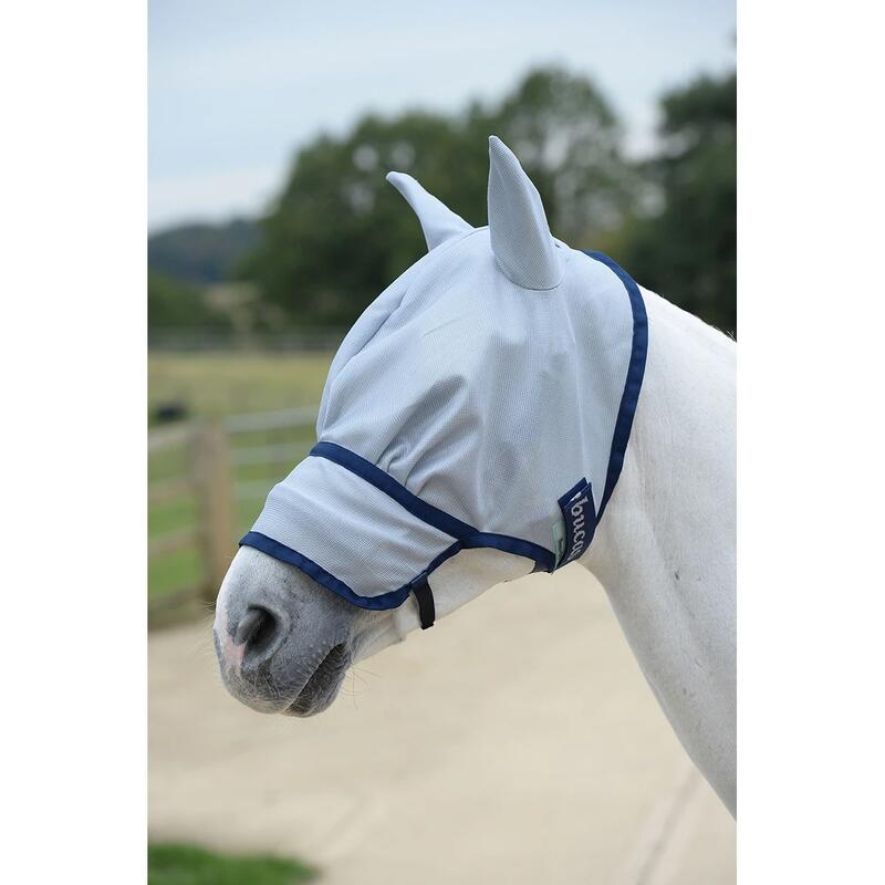 Masque Anti-Mouches TWIN FIT FLEXI gris Poney