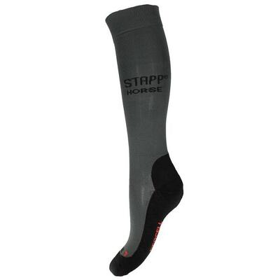 Sokken stapp horse uni grijs