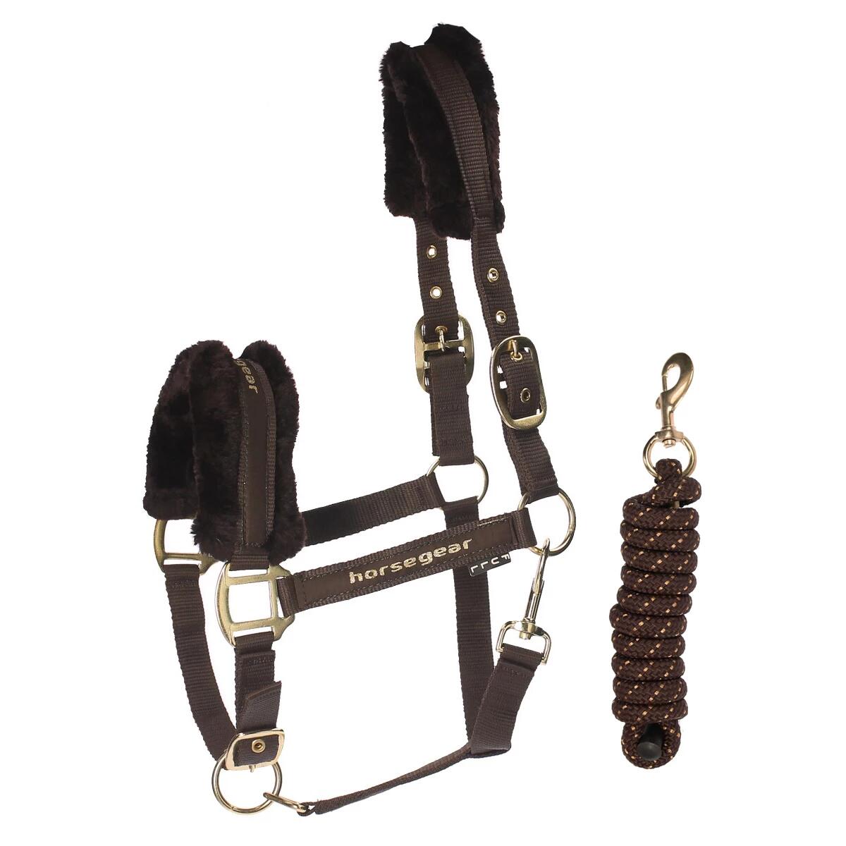 HORSEGEAR Halfterset HORSEGEAR Reno Braun