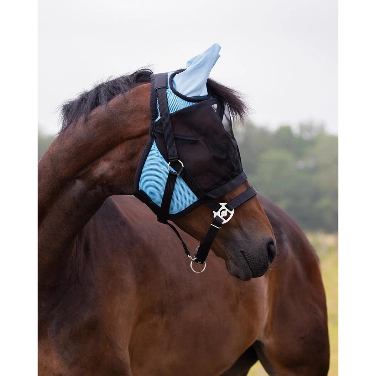 Masque anti-mouches pour cheval QHP 2/3