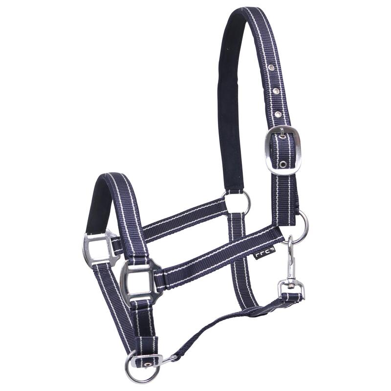 Licol Zari Horsegear Bleu foncé-argenté