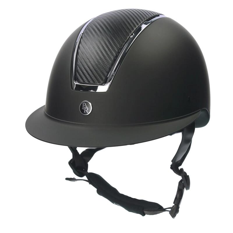 Casque d'équitation visière polo BR Equitation Omega Painted