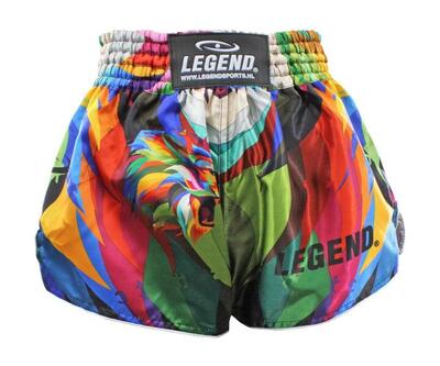 Kickboks broekje jungle lion kids/volwassenen