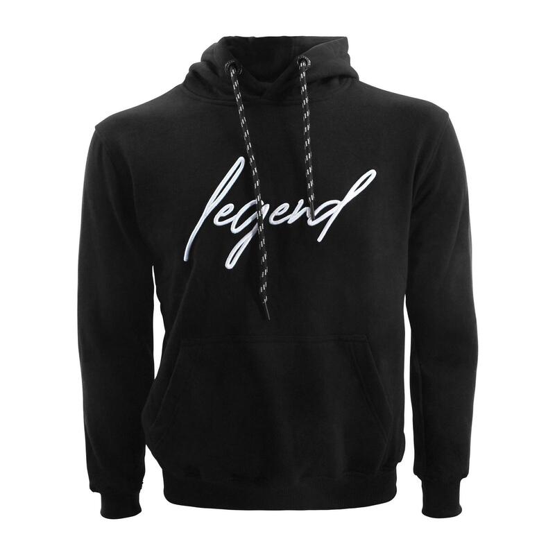 Hoodie Heren / Dames Signature line Zwart Fitness en Hardlopen