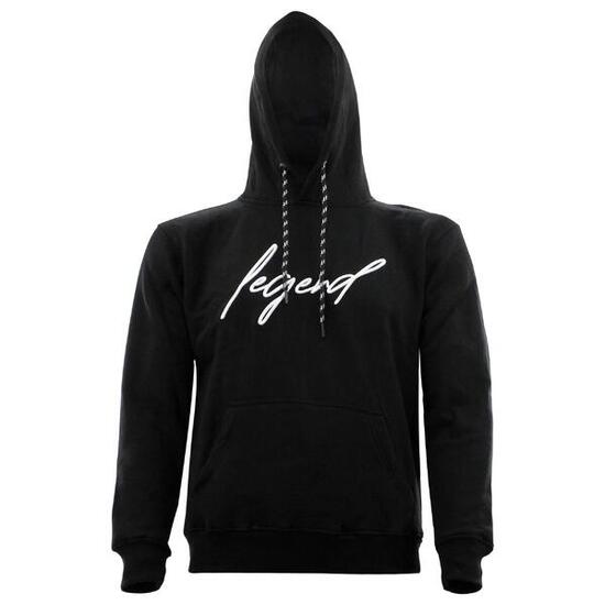 Hoodie Heren / Dames Signature Milano Zwart Fitness en Hardlopen