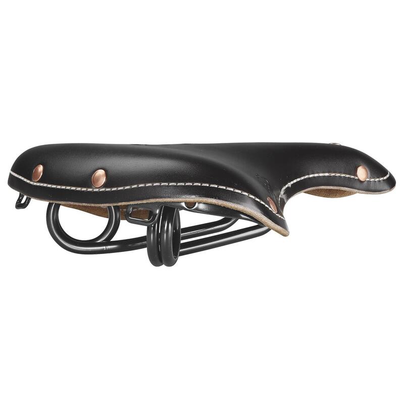 Selle Monte Grappa selle Old Frontiers Classic cuir 28 cm noir