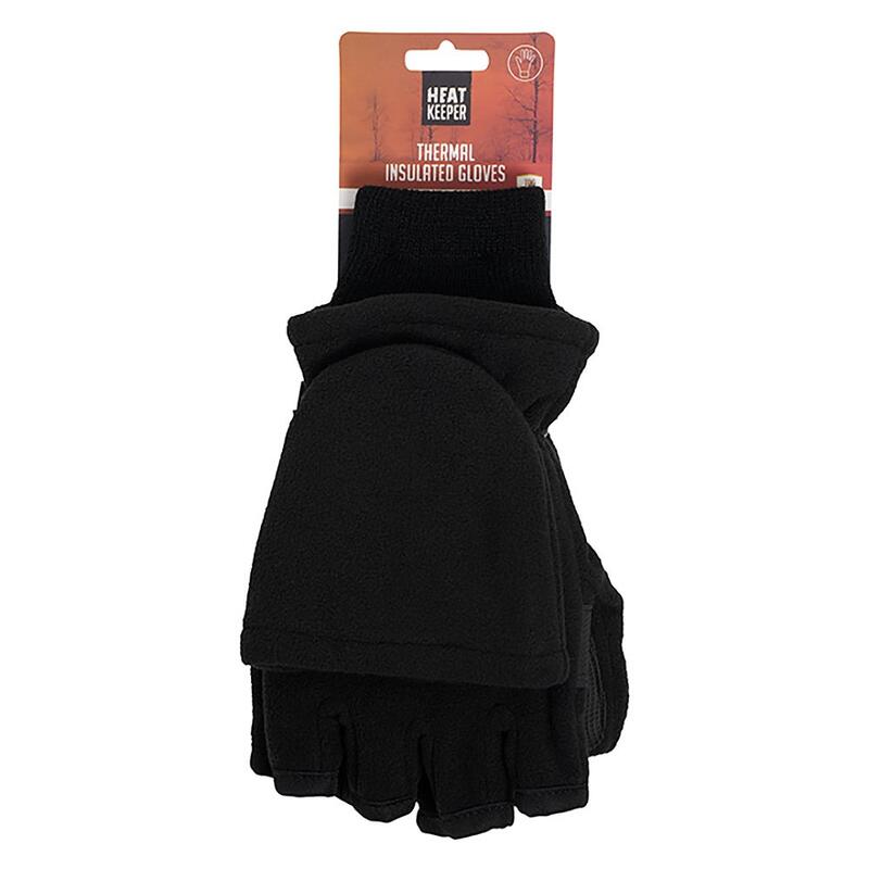 Heatkeeper - Thermo-Handschuhe Herren Fingertop - Schwarz - XXL - 1 Paar -