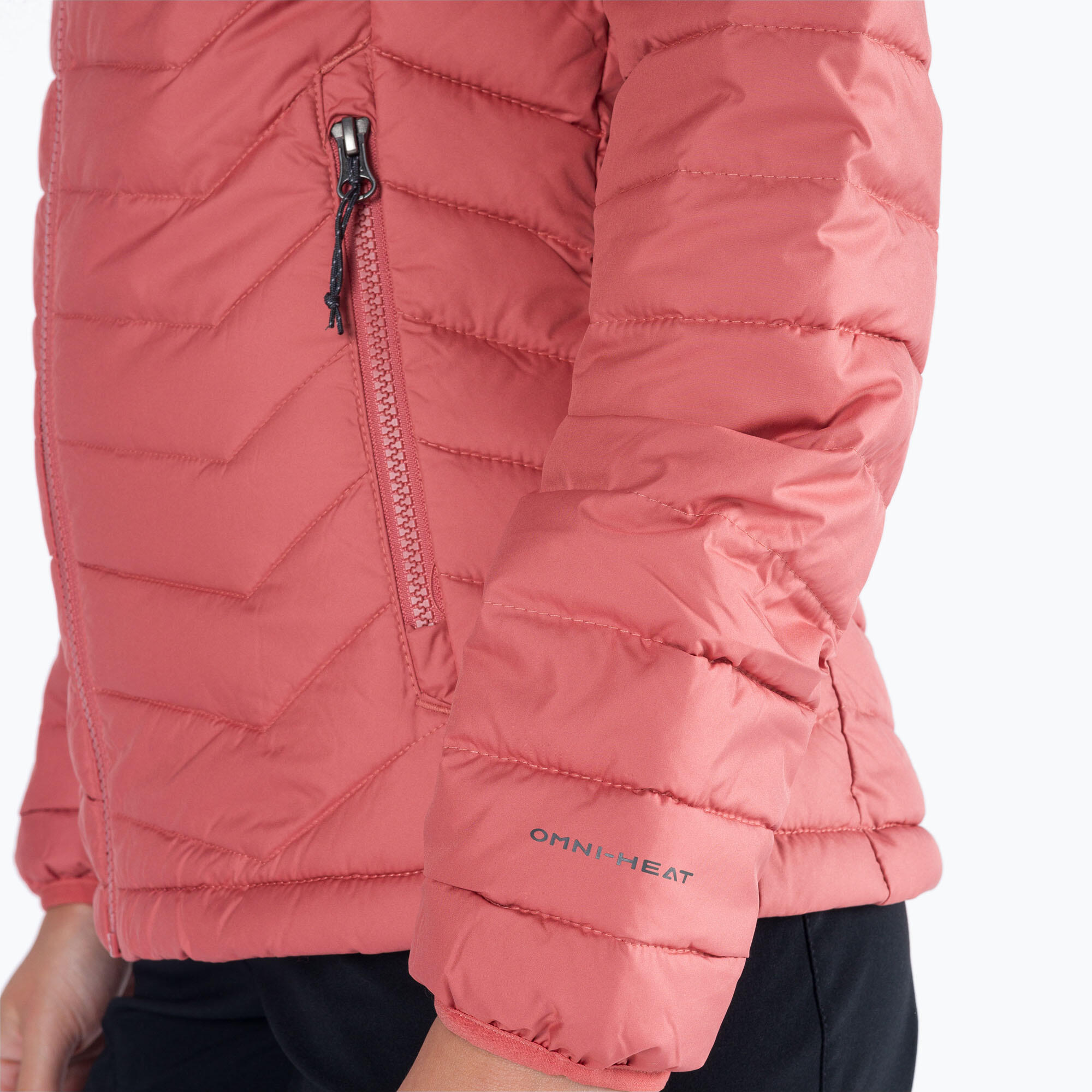 Doudoune Columbia Powder Lite Capuche - Veste Chaude Omni-Heat - Déperlante - Taille L Femme - 3