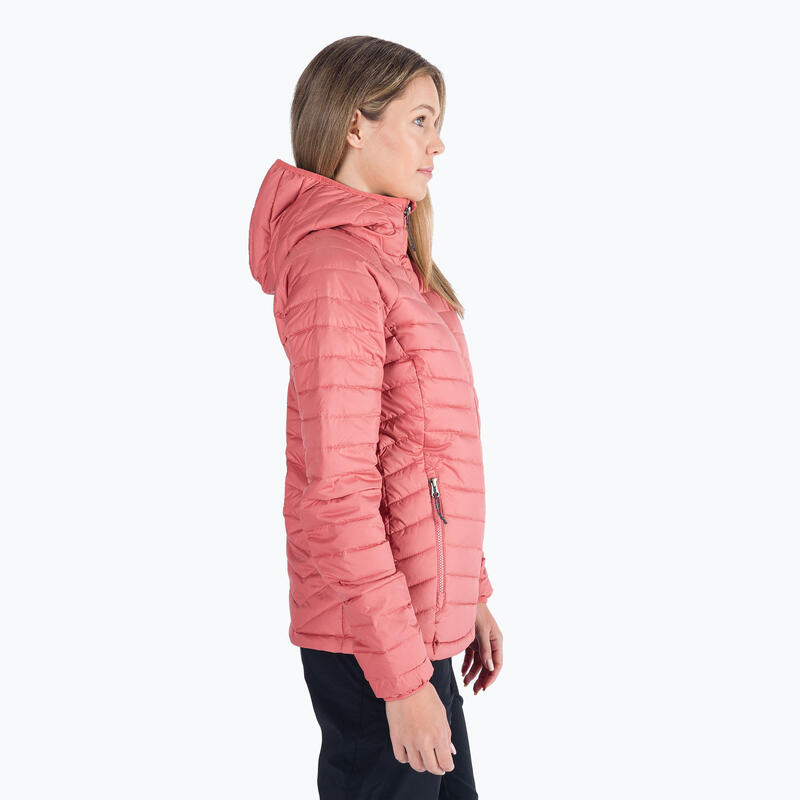 Chaqueta down de mujer columbia polvo lite encapuchado