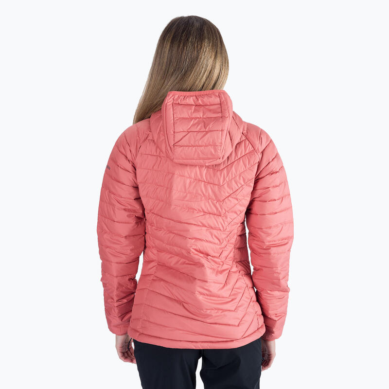 Chaqueta down de mujer columbia polvo lite encapuchado