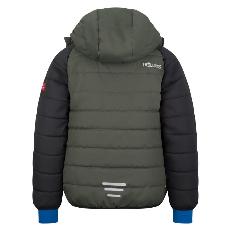 Kinder Winterjacke Hafjell XT Efeugrün/Schwarz/Mittelblau