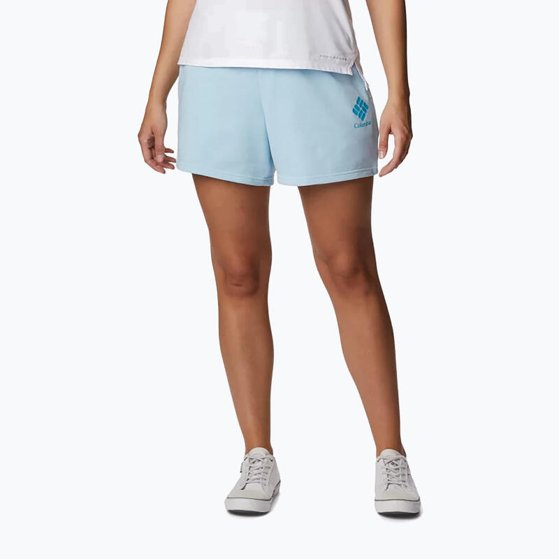 Short de trekking Columbia Logo III French Terry pour femme