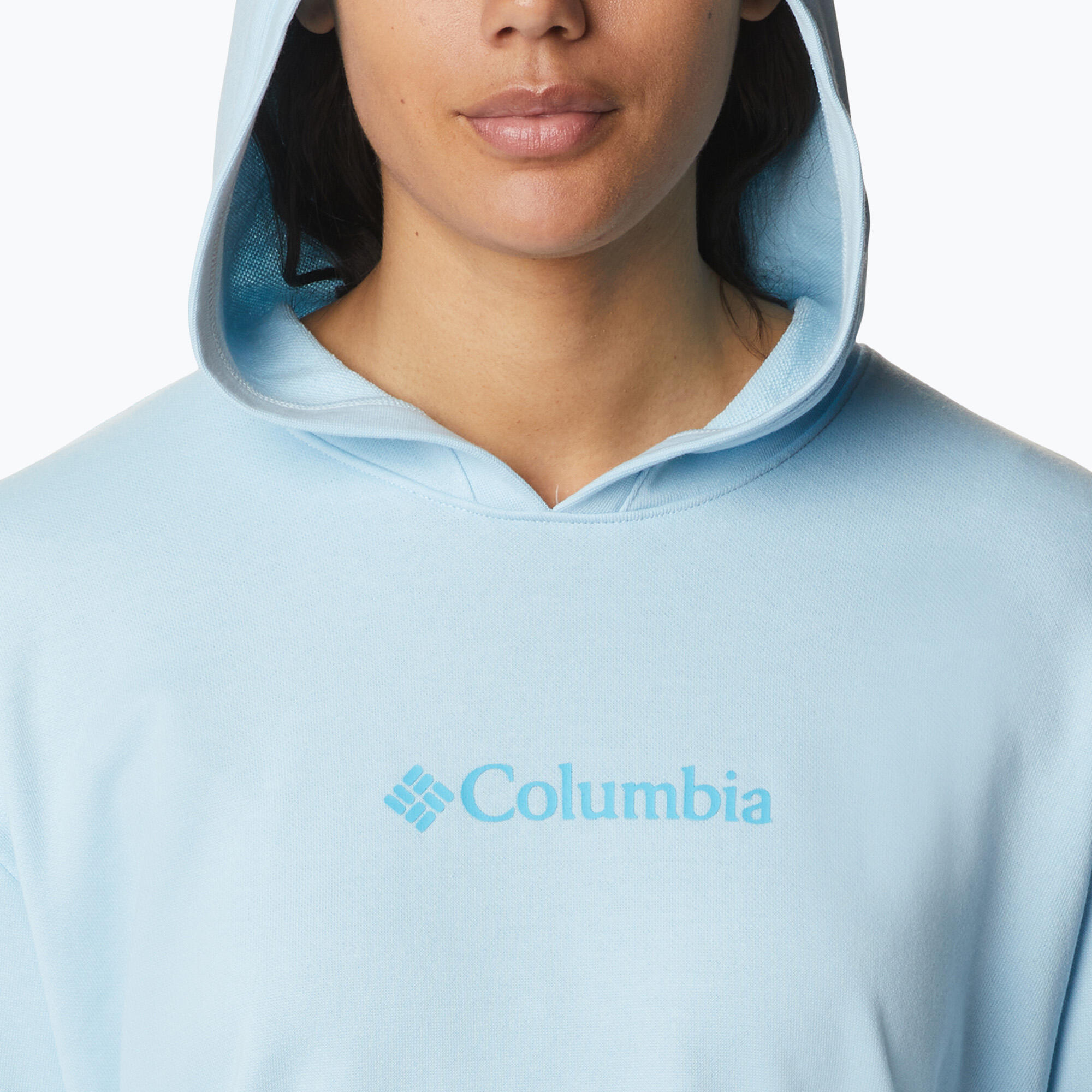 Pull de randonnée Columbia Logo III en tissu éponge pour femmes 4/5