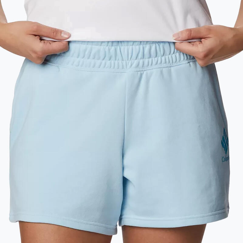 Short de trekking Columbia Logo III French Terry pour femme