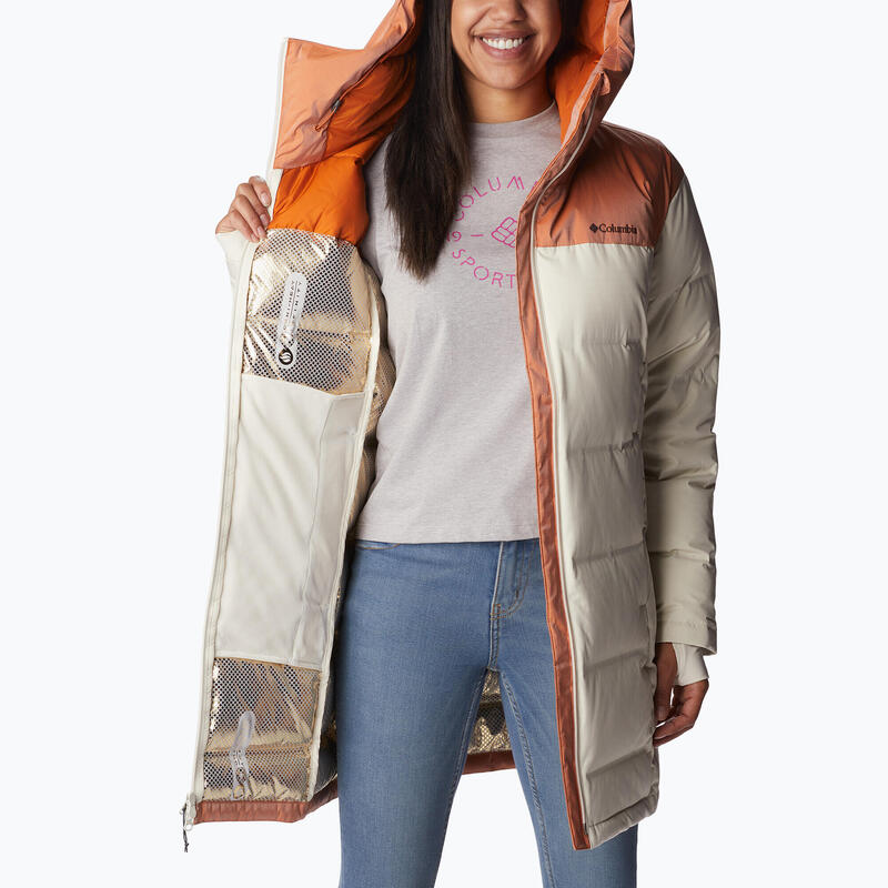 Daunenjacke Opal Hill Mid Down Jacket Damen - sand