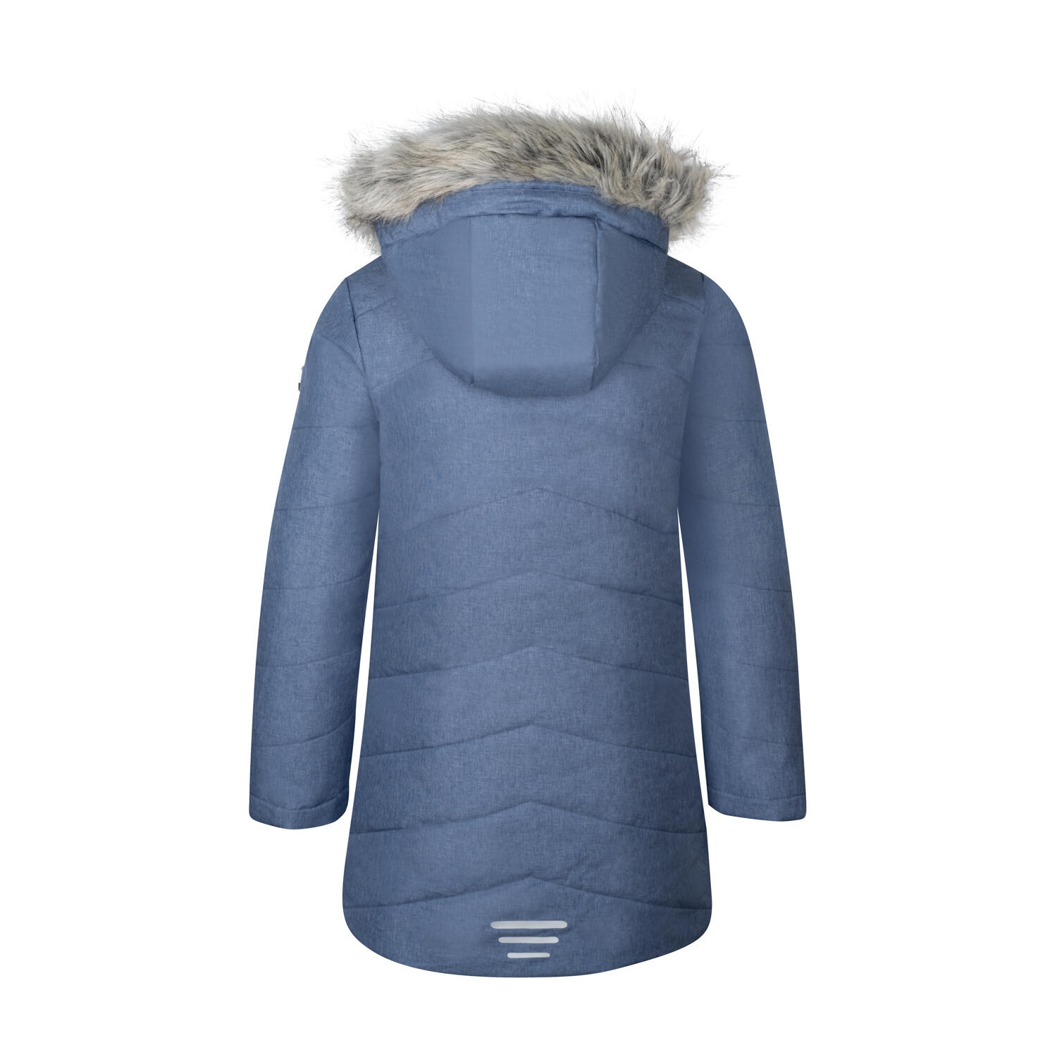 Kinder Winterjacke Lifjell Lotusblau/Marine 2/2