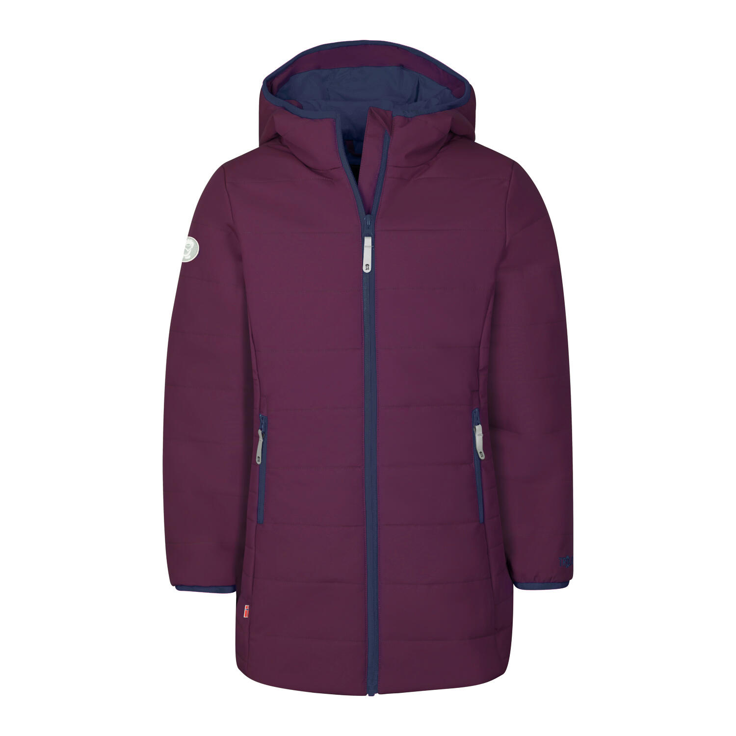 Trollkids - Manteau Enfant Stavanger Prune/marine - Veste - Bleu|violet - 9-10 Ans / 135-140 Cm - Decathlon