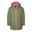 Manteau pour enfant Stavanger Olive foncé/Magenta clair