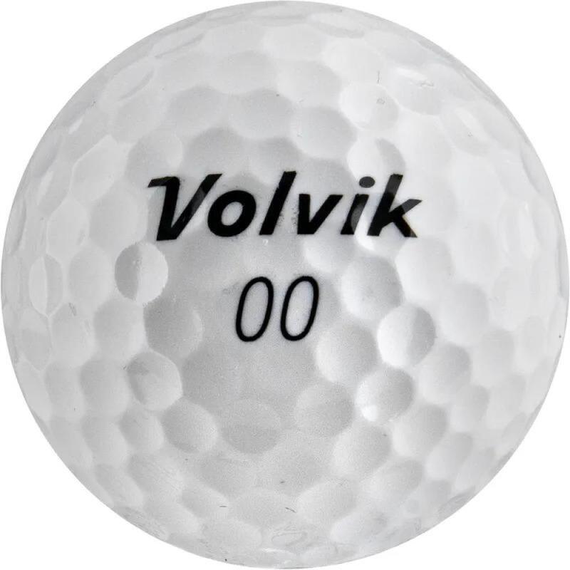 Caixa de 12 bolas de golfe Volvik Power Soft White