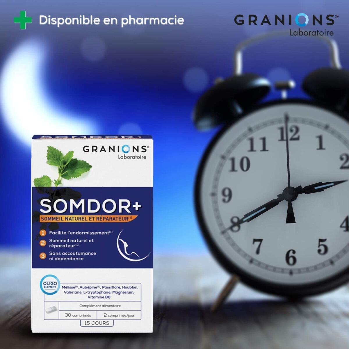 GRANIONS Somdor+  30 comprimés 4/7