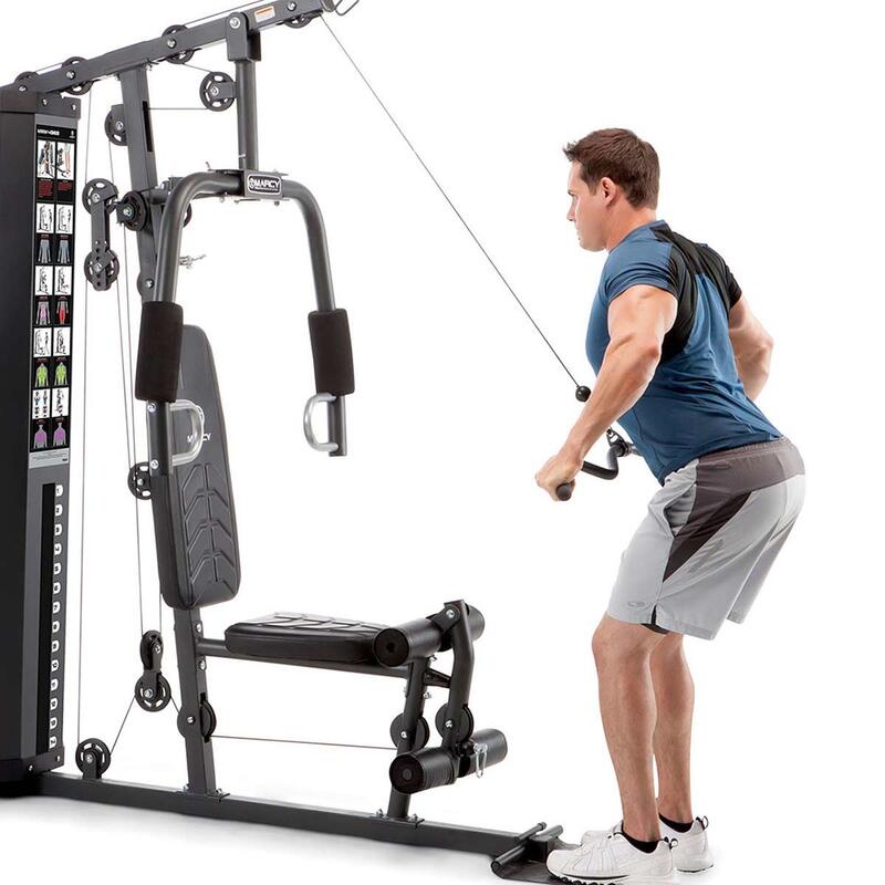 MARCY MWM4965 HOME GYM WITH 68KG WEIGHT STACK MARCY Decathlon