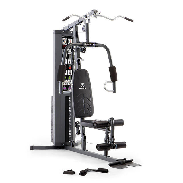 MARCY MWM4965 Multi Gym 90kg Resistance Pec Dec Leg Developer Ab Station