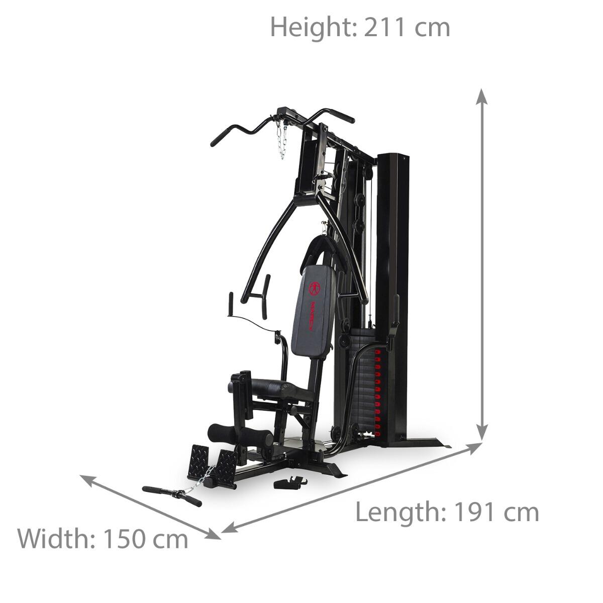 MARCY ECLIPSE HG5000 DELUXE HOME MULTI GYM 5/7