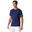 Herren Kurzarm-T-Shirt Asics Court SS Blau