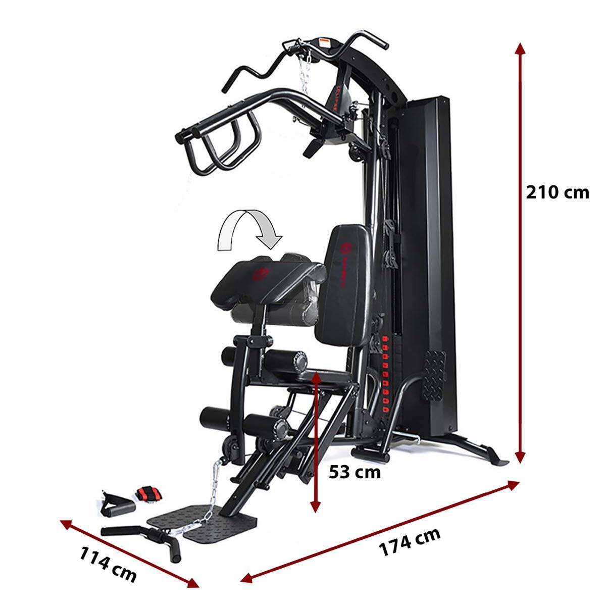 MARCY ECLIPSE HG7000 HOME MULTI GYM WITH INTEGRATED LEG PRESS 6/6