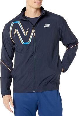 Heren new balance run lite pack sportjasje