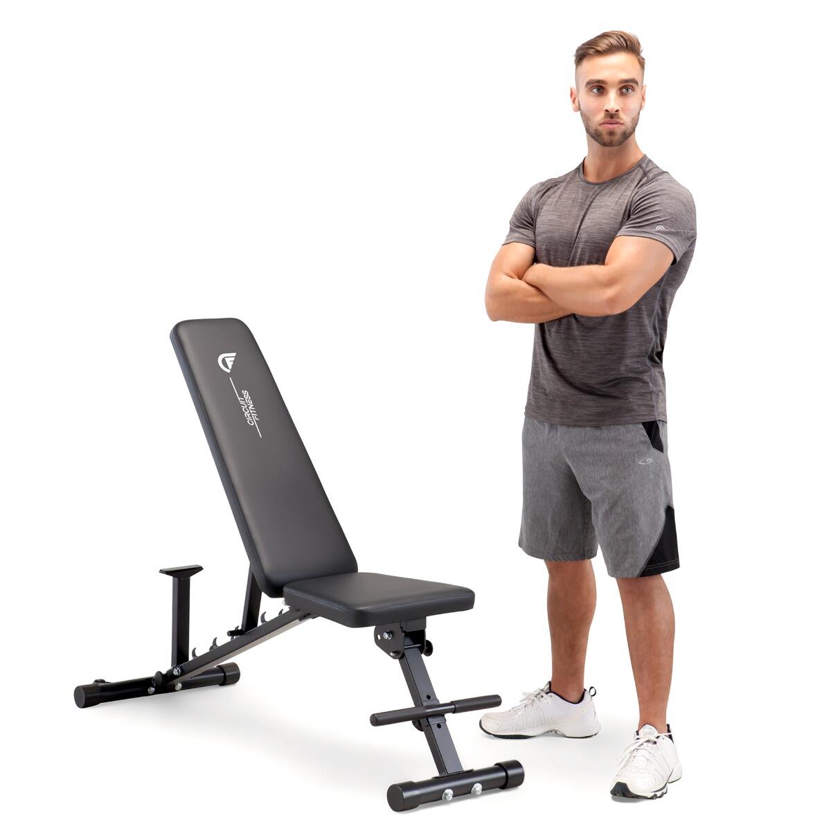 CIRCUIT FITNESS AMZ-617BN FOLDABLE UTILITY BENCH 1/7