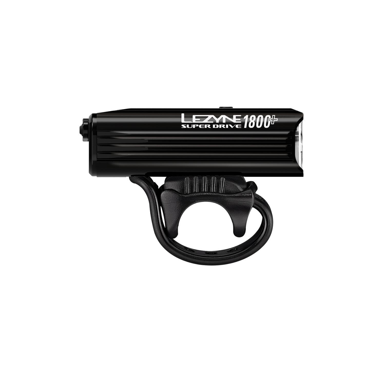 Fietsverlichting voorlicht 1800 lumen 180 branduren - Lezyne Super Drive zwart 2/4
